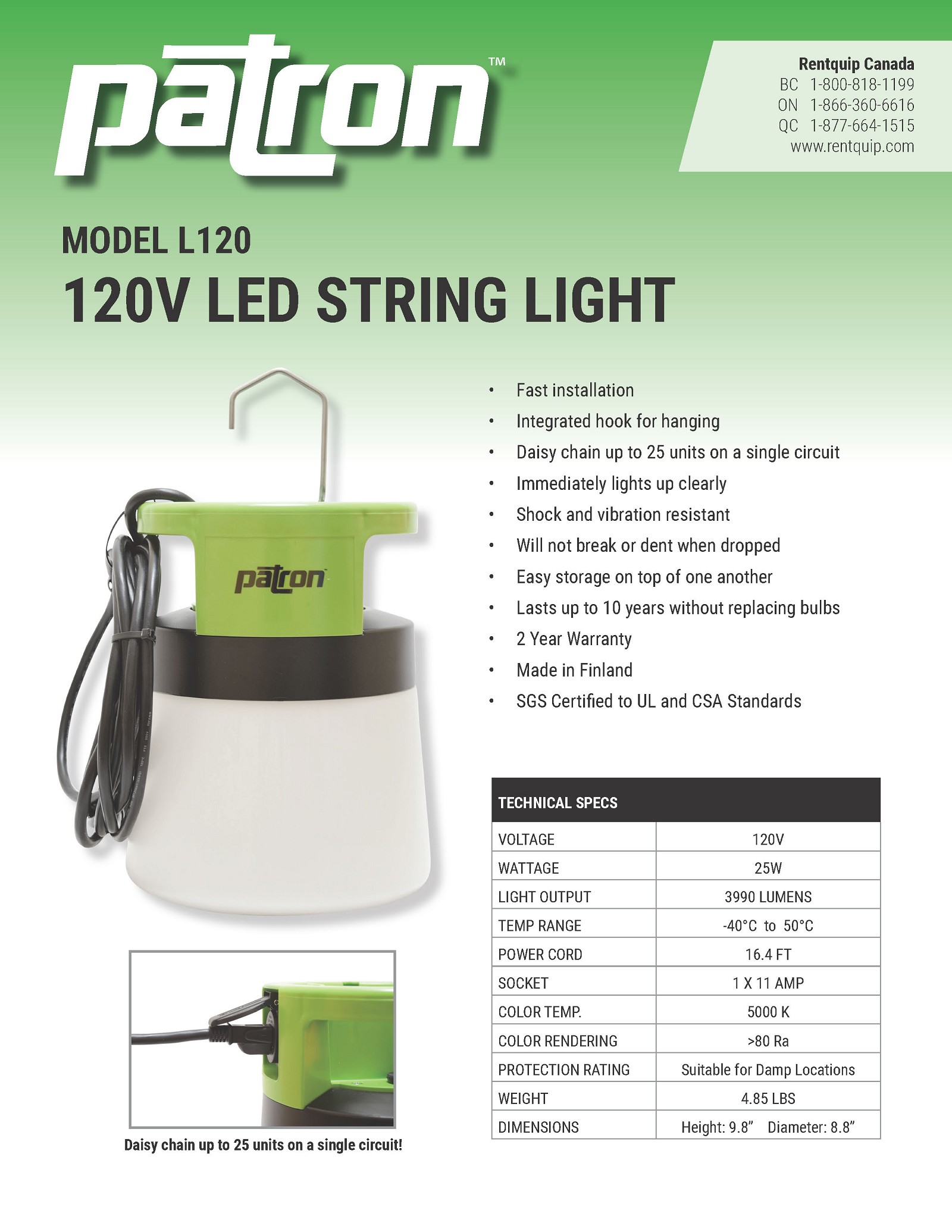 120v LED String Light, Special